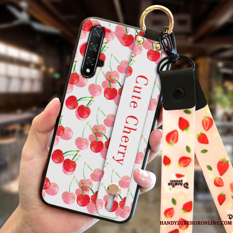 Etui Huawei Nova 5t Mode Ny Lyserød, Cover Huawei Nova 5t Silikone Anti-fald Telefon