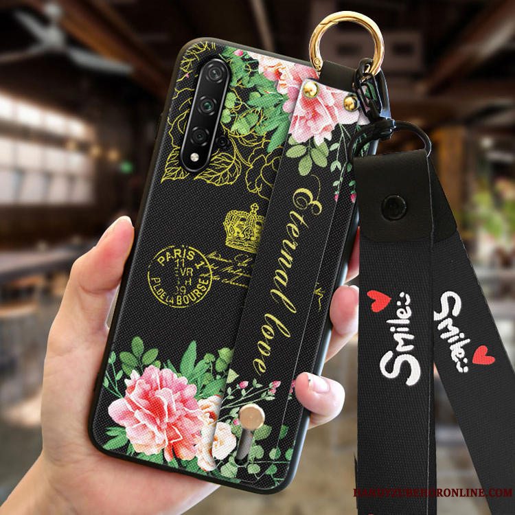 Etui Huawei Nova 5t Mode Ny Lyserød, Cover Huawei Nova 5t Silikone Anti-fald Telefon