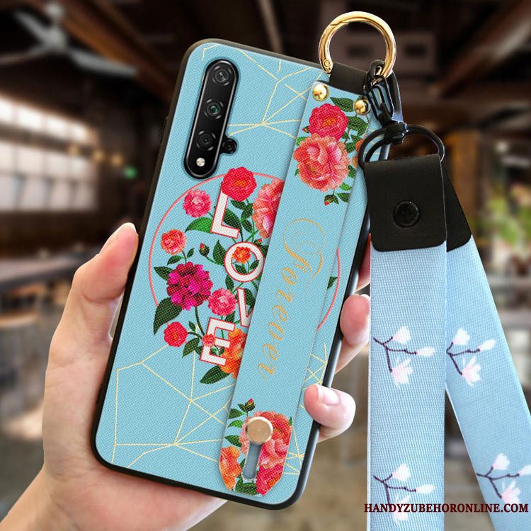 Etui Huawei Nova 5t Mode Ny Lyserød, Cover Huawei Nova 5t Silikone Anti-fald Telefon