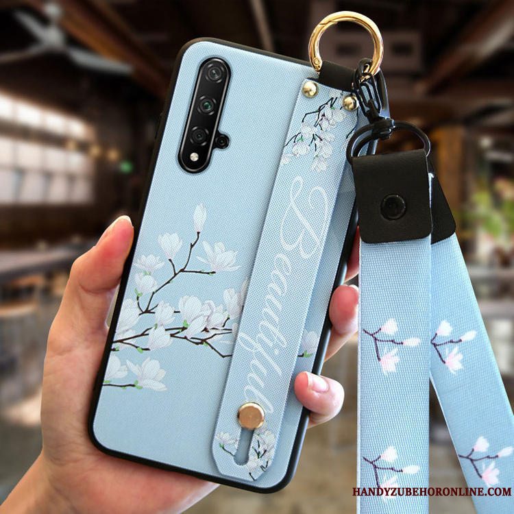 Etui Huawei Nova 5t Mode Ny Lyserød, Cover Huawei Nova 5t Silikone Anti-fald Telefon