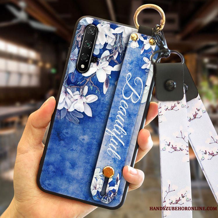 Etui Huawei Nova 5t Mode Ny Lyserød, Cover Huawei Nova 5t Silikone Anti-fald Telefon