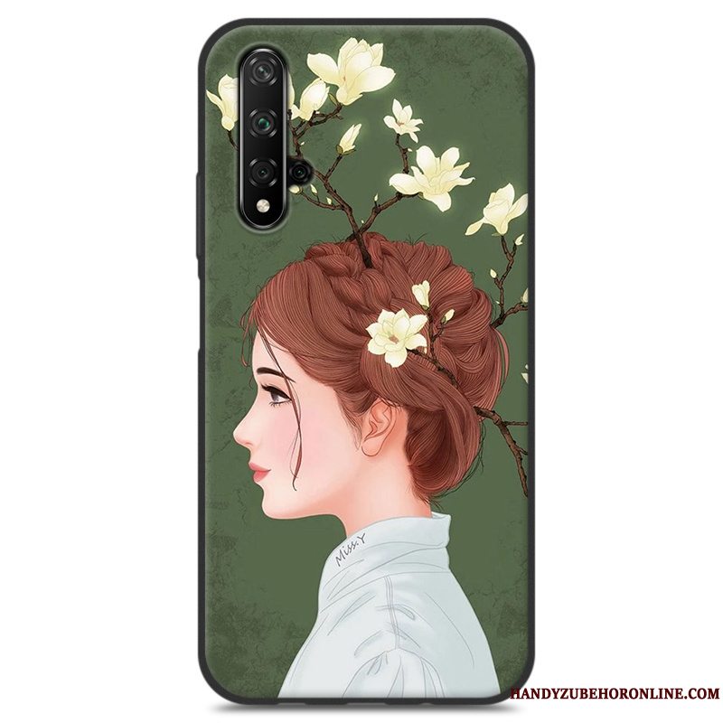 Etui Huawei Nova 5t Silikone Telefonfrisk, Cover Huawei Nova 5t Blød Af Personlighed Anti-fald