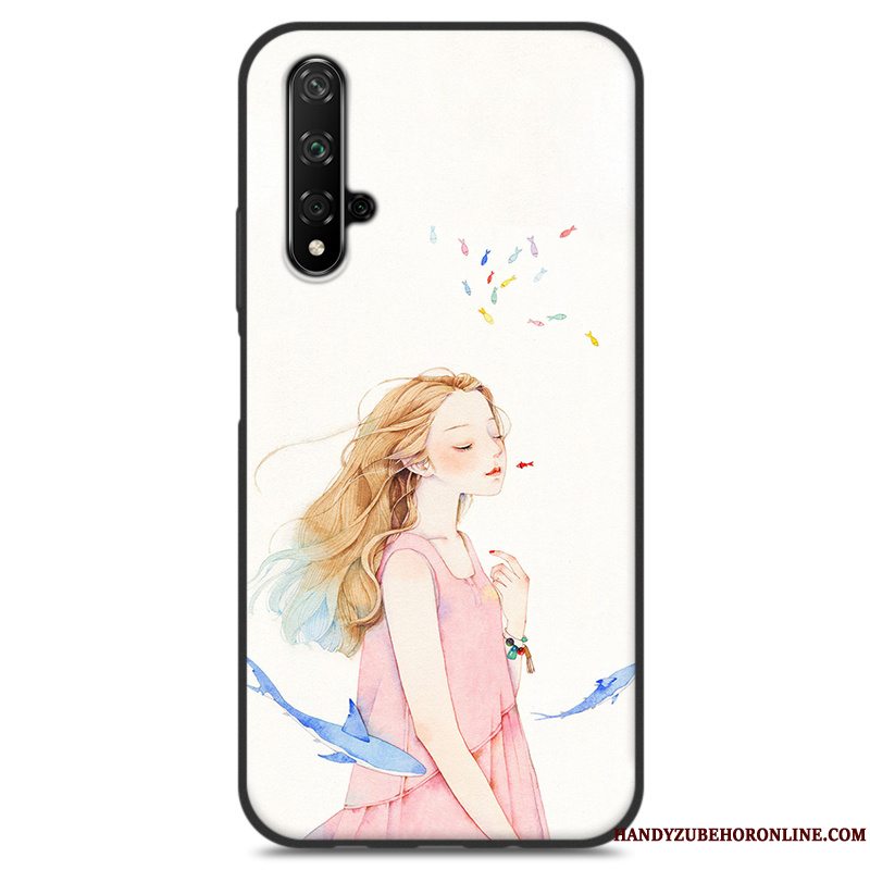 Etui Huawei Nova 5t Silikone Telefonfrisk, Cover Huawei Nova 5t Blød Af Personlighed Anti-fald