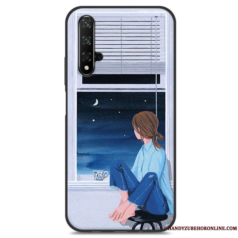 Etui Huawei Nova 5t Silikone Telefonfrisk, Cover Huawei Nova 5t Blød Af Personlighed Anti-fald