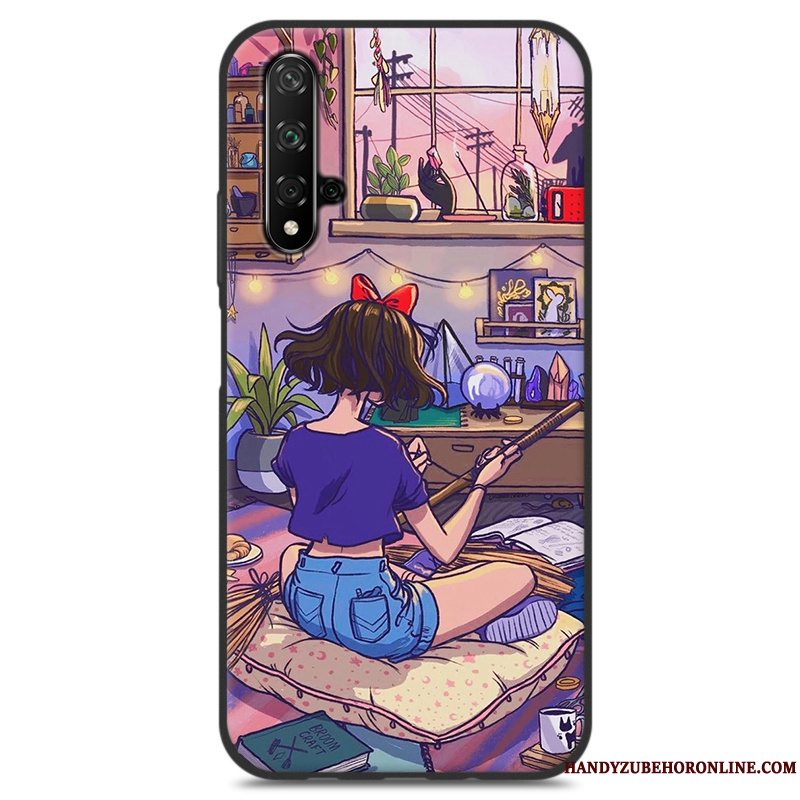 Etui Huawei Nova 5t Silikone Telefonfrisk, Cover Huawei Nova 5t Blød Af Personlighed Anti-fald