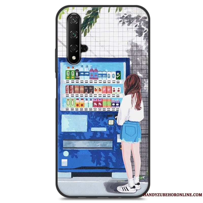 Etui Huawei Nova 5t Silikone Telefonfrisk, Cover Huawei Nova 5t Blød Af Personlighed Anti-fald