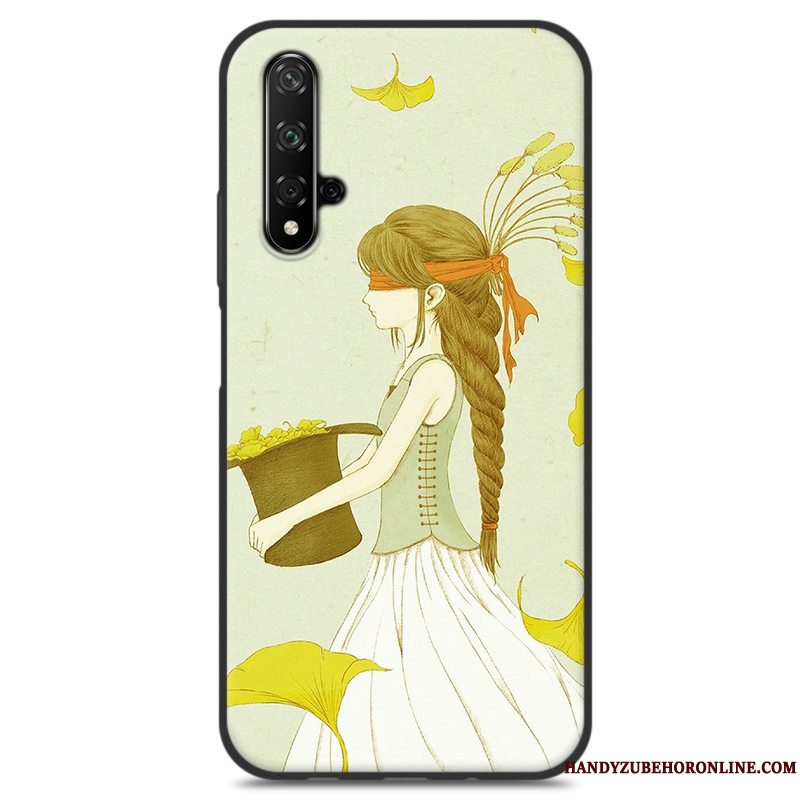 Etui Huawei Nova 5t Silikone Telefonfrisk, Cover Huawei Nova 5t Blød Af Personlighed Anti-fald