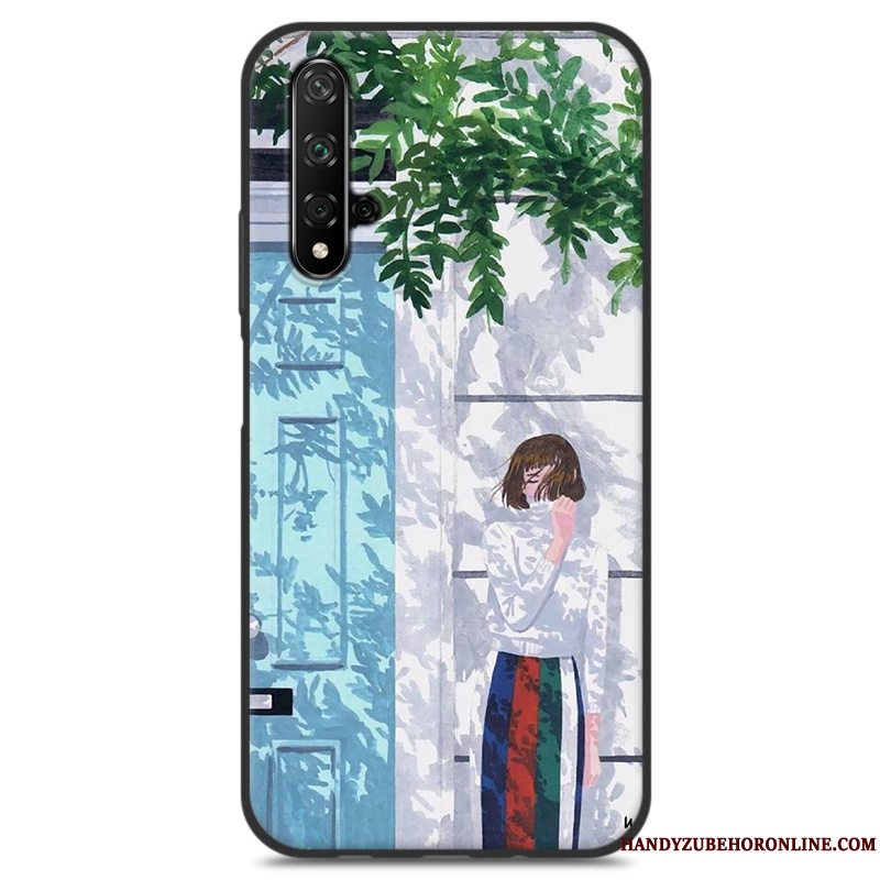 Etui Huawei Nova 5t Silikone Telefonfrisk, Cover Huawei Nova 5t Blød Af Personlighed Anti-fald