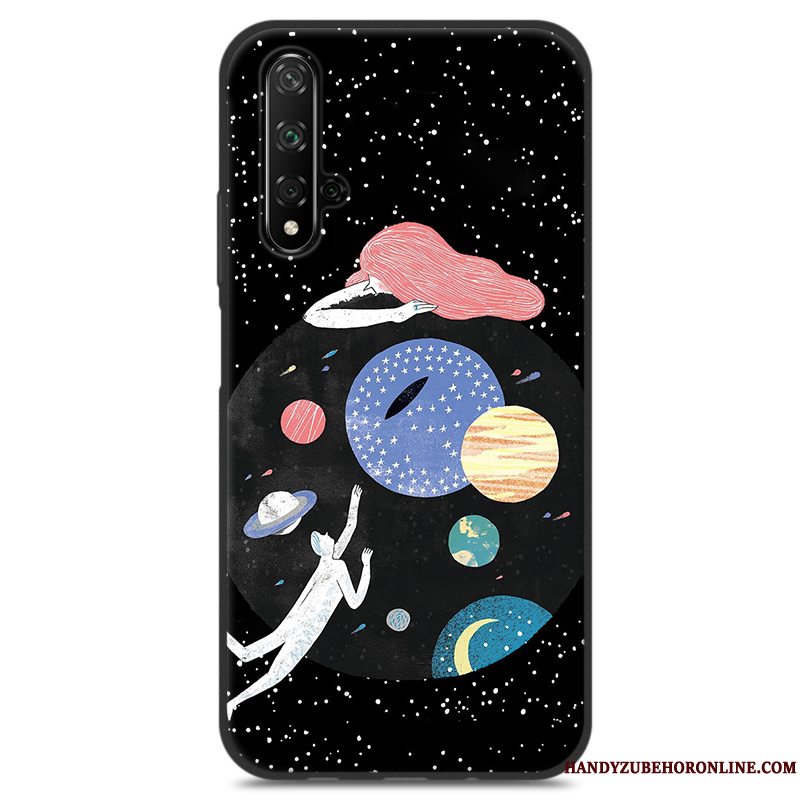 Etui Huawei Nova 5t Silikone Telefonfrisk, Cover Huawei Nova 5t Blød Af Personlighed Anti-fald