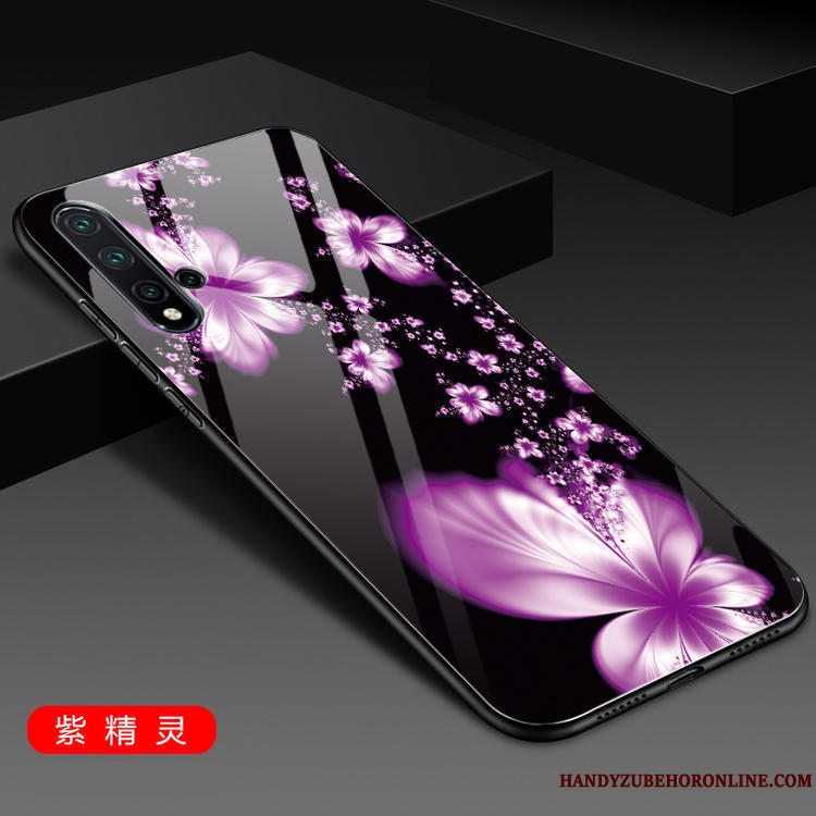 Etui Huawei Nova 5t Tasker Anti-fald Trend, Cover Huawei Nova 5t Silikone Sort Telefon