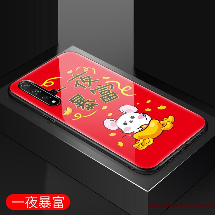 Etui Huawei Nova 5t Tasker Ny Vind, Cover Huawei Nova 5t Silikone Spejl Trend