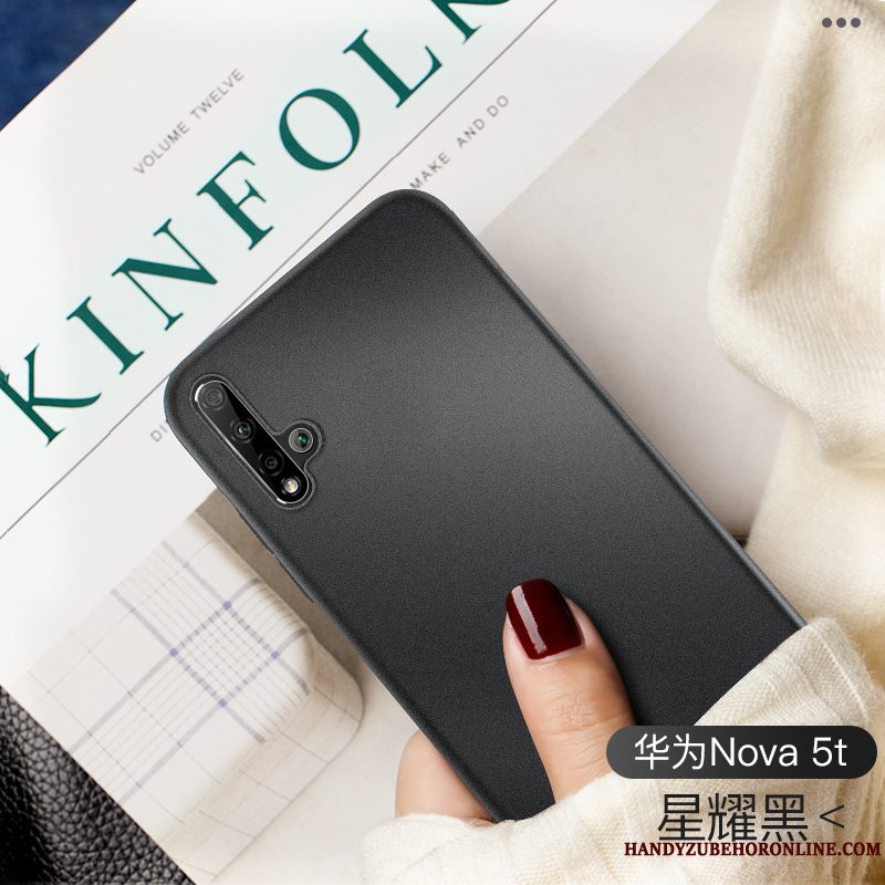 Etui Huawei Nova 5t Tasker Simple Grå, Cover Huawei Nova 5t Beskyttelse Hård Nubuck