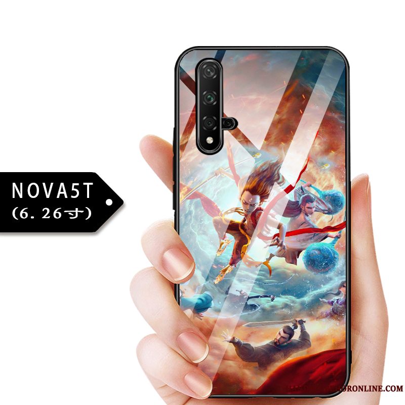 Etui Huawei Nova 5t Tasker Telefonglas, Cover Huawei Nova 5t Beskyttelse Blå Anti-fald