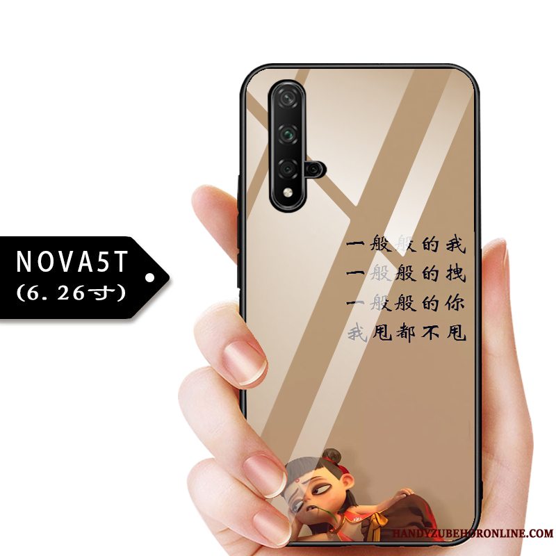 Etui Huawei Nova 5t Tasker Telefonglas, Cover Huawei Nova 5t Beskyttelse Blå Anti-fald