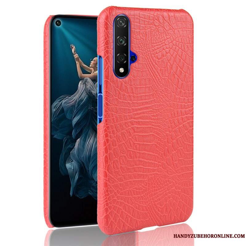 Etui Huawei Nova 5t Telefonnubuck, Cover Huawei Nova 5t Hård Blå