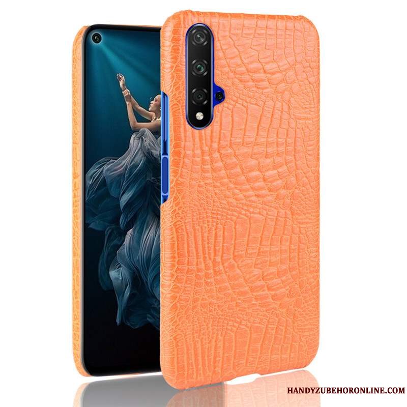 Etui Huawei Nova 5t Telefonnubuck, Cover Huawei Nova 5t Hård Blå