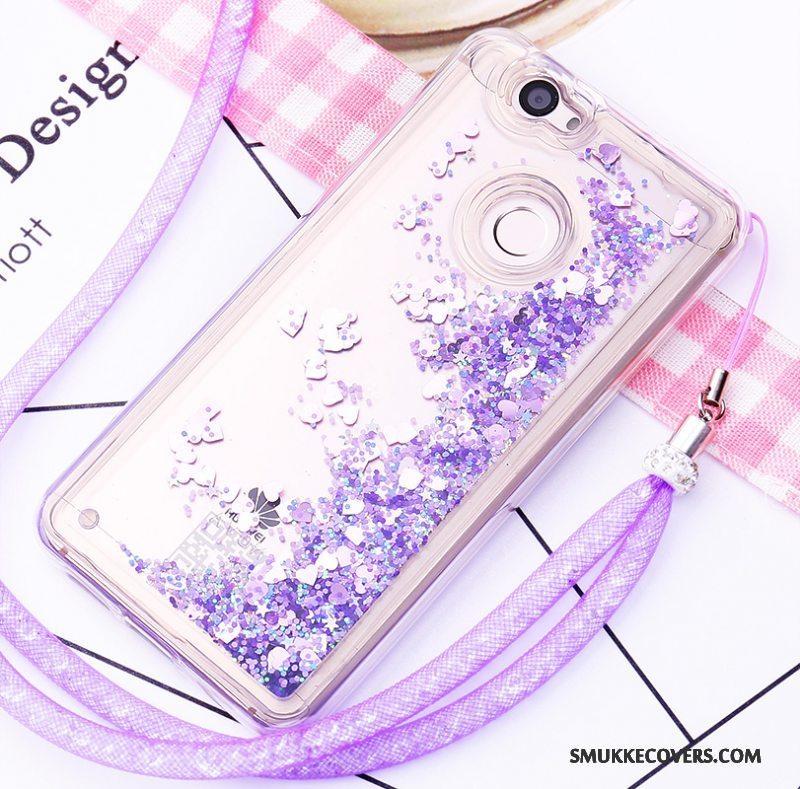 Etui Huawei Nova Beskyttelse Hængende Ornamenter Telefon, Cover Huawei Nova Cartoon Smuk Quicksand