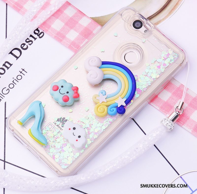 Etui Huawei Nova Beskyttelse Hængende Ornamenter Telefon, Cover Huawei Nova Cartoon Smuk Quicksand