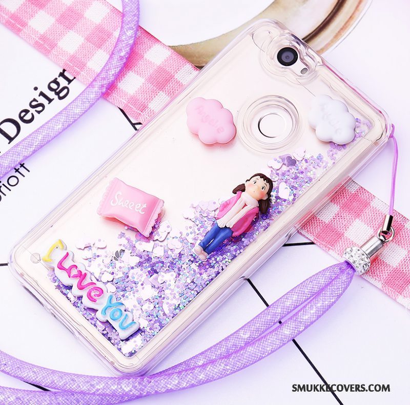 Etui Huawei Nova Beskyttelse Hængende Ornamenter Telefon, Cover Huawei Nova Cartoon Smuk Quicksand