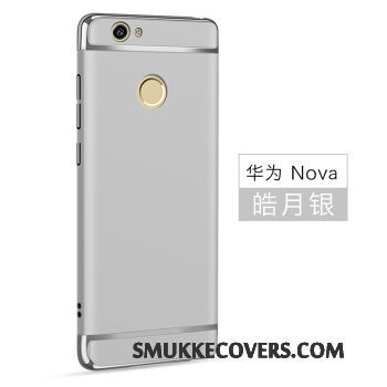 Etui Huawei Nova Beskyttelse Pu Telefon, Cover Huawei Nova Cyan Anti-fald