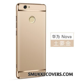 Etui Huawei Nova Beskyttelse Pu Telefon, Cover Huawei Nova Cyan Anti-fald