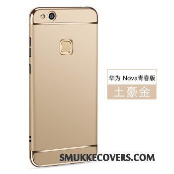 Etui Huawei Nova Beskyttelse Pu Telefon, Cover Huawei Nova Cyan Anti-fald