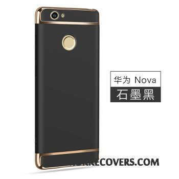 Etui Huawei Nova Beskyttelse Pu Telefon, Cover Huawei Nova Cyan Anti-fald