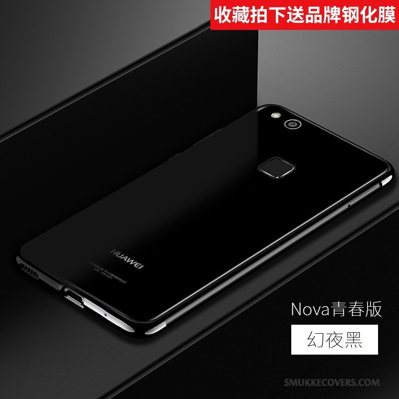 Etui Huawei Nova Beskyttelse Ungdom Anti-fald, Cover Huawei Nova Blød Telefonblå