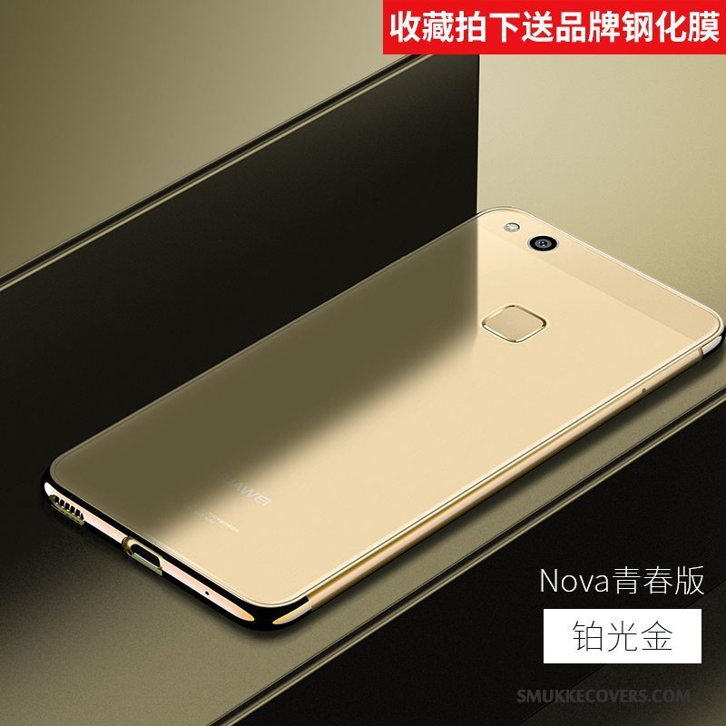 Etui Huawei Nova Beskyttelse Ungdom Anti-fald, Cover Huawei Nova Blød Telefonblå