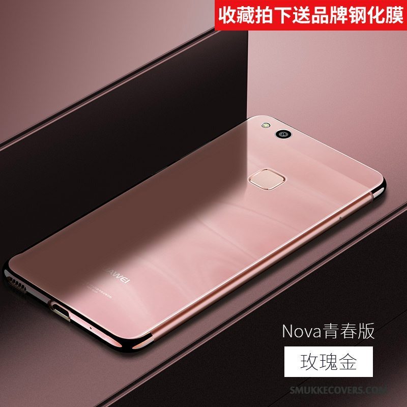 Etui Huawei Nova Beskyttelse Ungdom Anti-fald, Cover Huawei Nova Blød Telefonblå