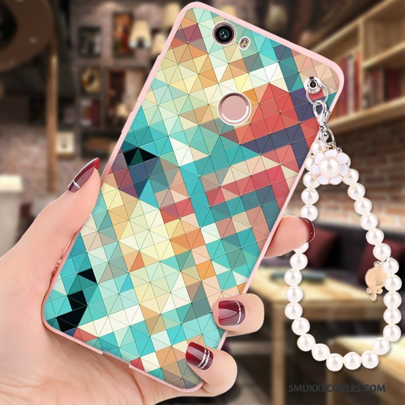 Etui Huawei Nova Blød Anti-fald Telefon, Cover Huawei Nova Cartoon Hængende Ornamenter Lyserød