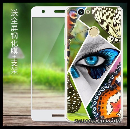 Etui Huawei Nova Blød Telefonanti-fald, Cover Huawei Nova Cartoon Gennemsigtig Gul