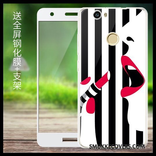 Etui Huawei Nova Blød Telefonanti-fald, Cover Huawei Nova Cartoon Gennemsigtig Gul