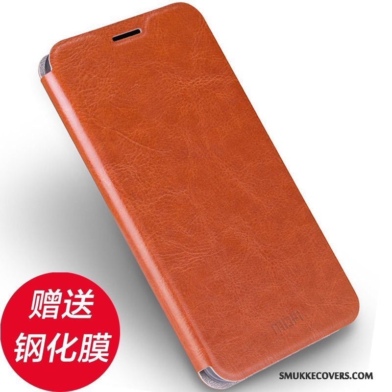 Etui Huawei Nova Folio Telefonanti-fald, Cover Huawei Nova Læder Trend Gul