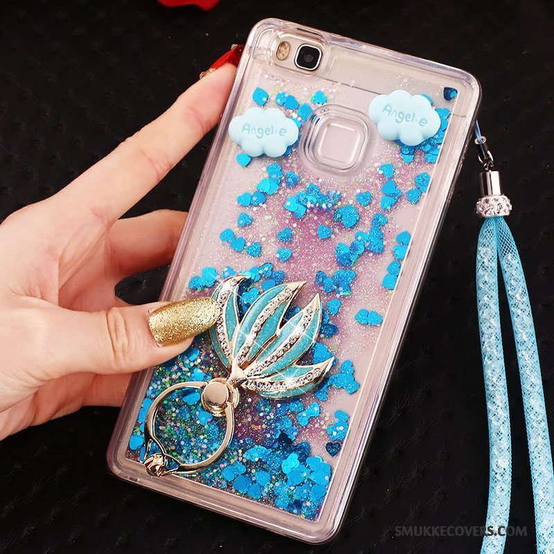 Etui Huawei Nova Tasker Telefonanti-fald, Cover Huawei Nova Lyserød Quicksand