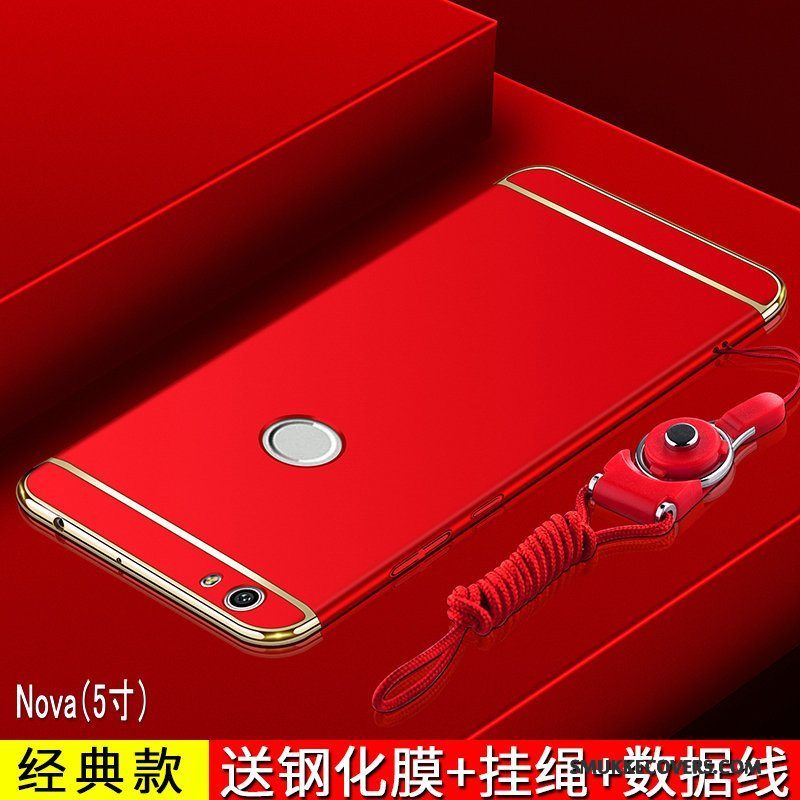 Etui Huawei Nova Tasker Telefonnubuck, Cover Huawei Nova Beskyttelse Anti-fald Ungdom