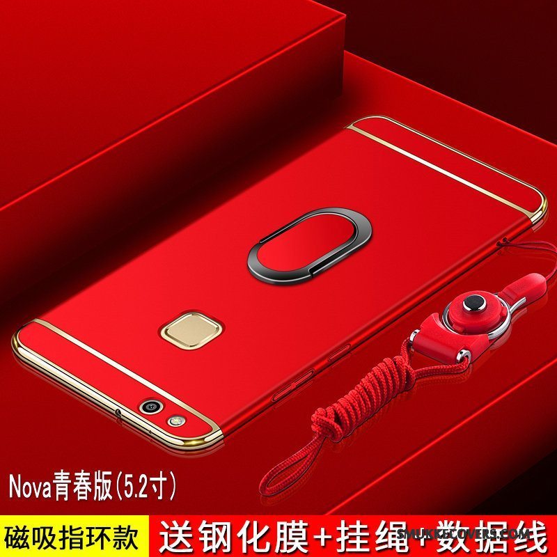 Etui Huawei Nova Tasker Telefonnubuck, Cover Huawei Nova Beskyttelse Anti-fald Ungdom