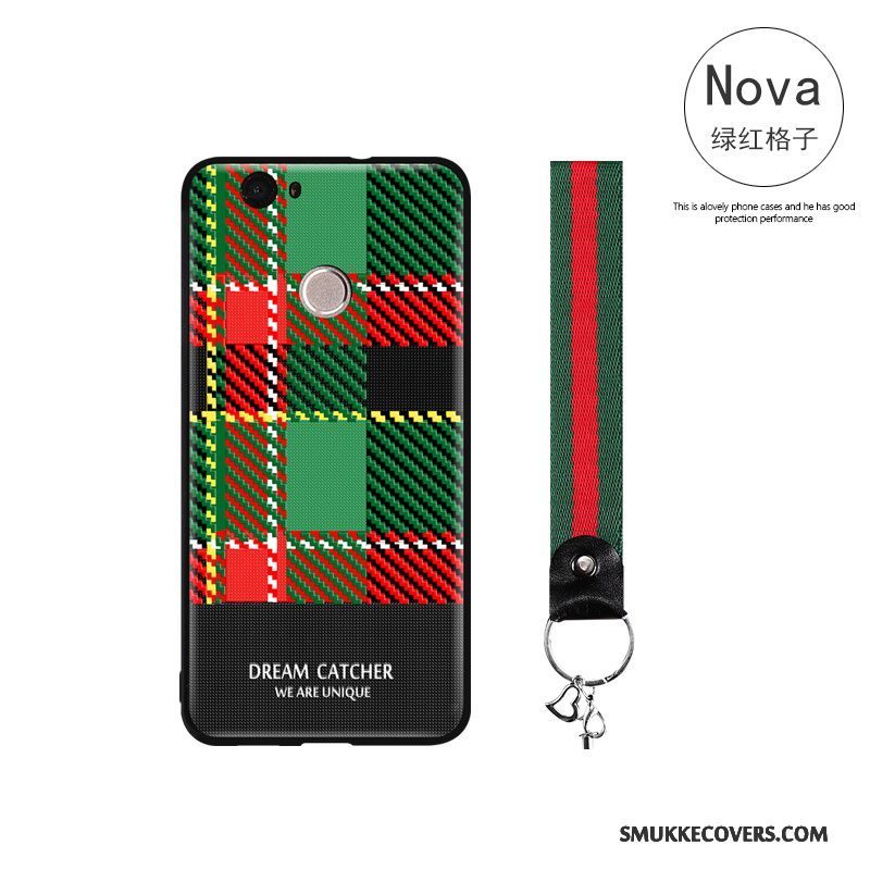 Etui Huawei Nova Tasker Telefonsimple, Cover Huawei Nova Relief Anti-fald Ternede