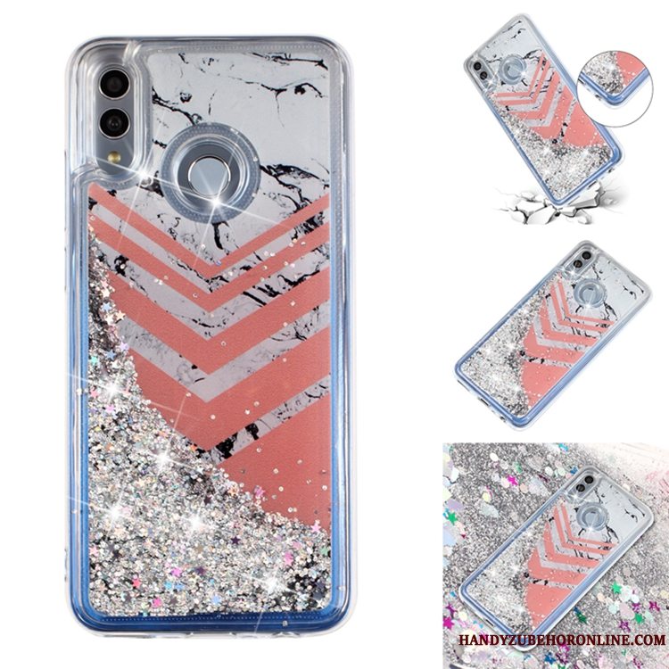 Etui Huawei P Smart 2019 Anti-fald Quicksand, Cover Huawei P Smart 2019 Sort Telefon