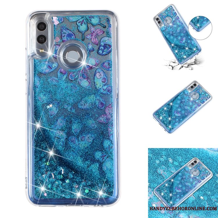 Etui Huawei P Smart 2019 Anti-fald Quicksand, Cover Huawei P Smart 2019 Sort Telefon