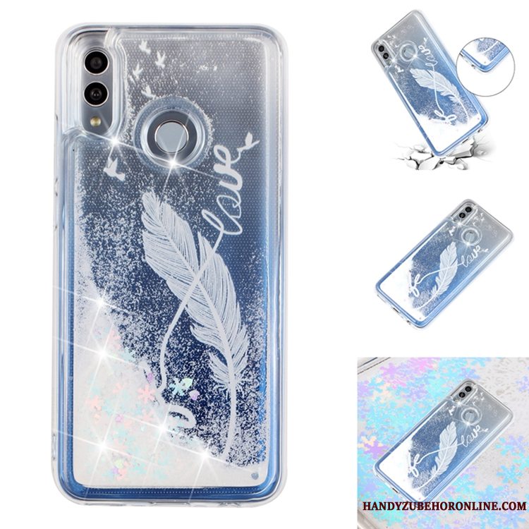 Etui Huawei P Smart 2019 Anti-fald Quicksand, Cover Huawei P Smart 2019 Sort Telefon