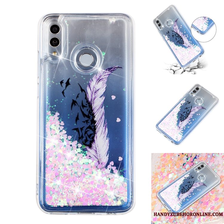 Etui Huawei P Smart 2019 Anti-fald Quicksand, Cover Huawei P Smart 2019 Sort Telefon