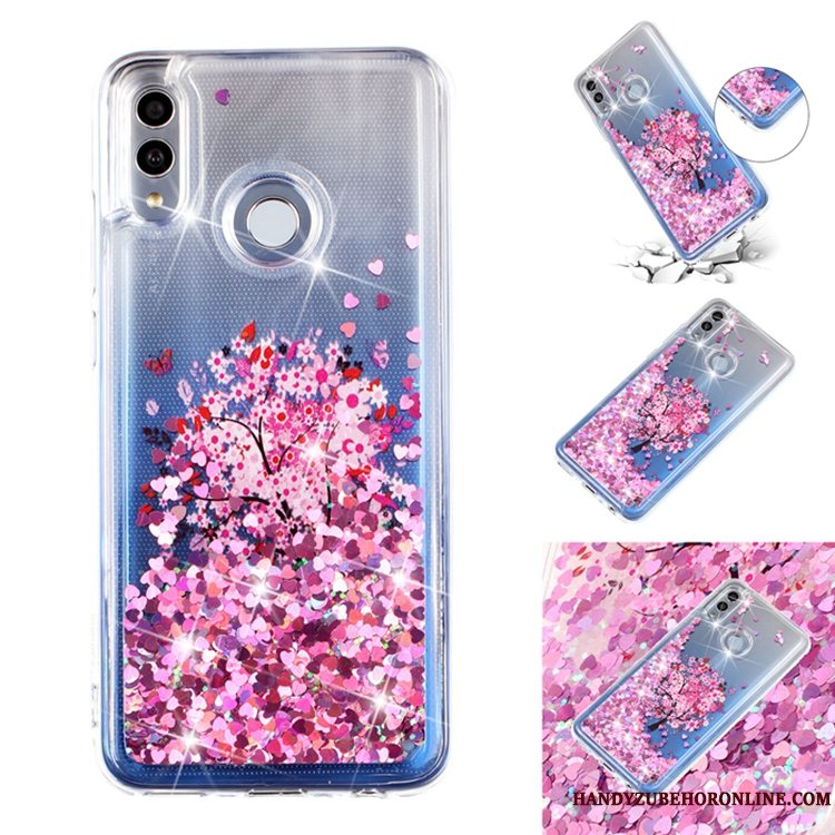 Etui Huawei P Smart 2019 Anti-fald Quicksand, Cover Huawei P Smart 2019 Sort Telefon