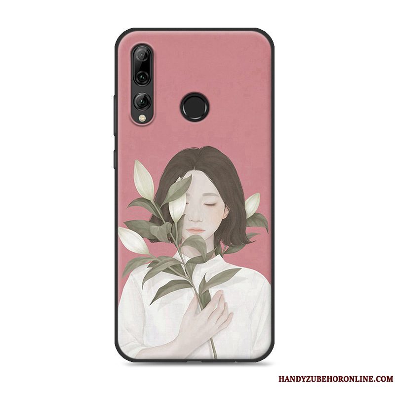 Etui Huawei P Smart+ 2019 Beskyttelse Frisk Lyserød, Cover Huawei P Smart+ 2019 Tasker Af Personlighed Anti-fald