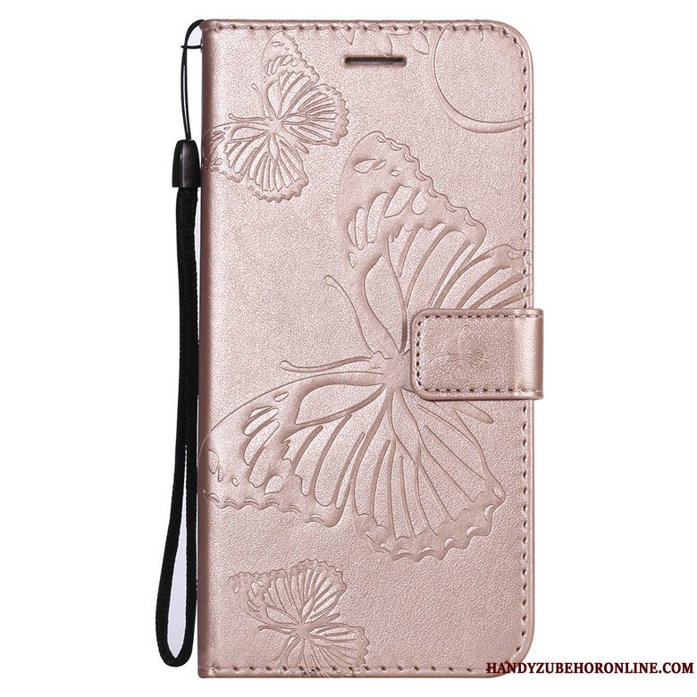 Etui Huawei P Smart+ 2019 Beskyttelse Grøn Telefon, Cover Huawei P Smart+ 2019 Blød Sommerfugl Blomster Anti-fald