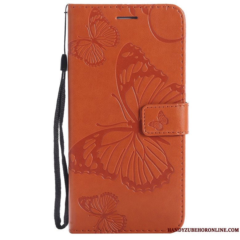 Etui Huawei P Smart+ 2019 Beskyttelse Grøn Telefon, Cover Huawei P Smart+ 2019 Blød Sommerfugl Blomster Anti-fald