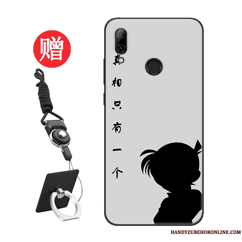 Etui Huawei P Smart 2019 Beskyttelse Nubuck Trend, Cover Huawei P Smart 2019 Tasker Sort Af Personlighed