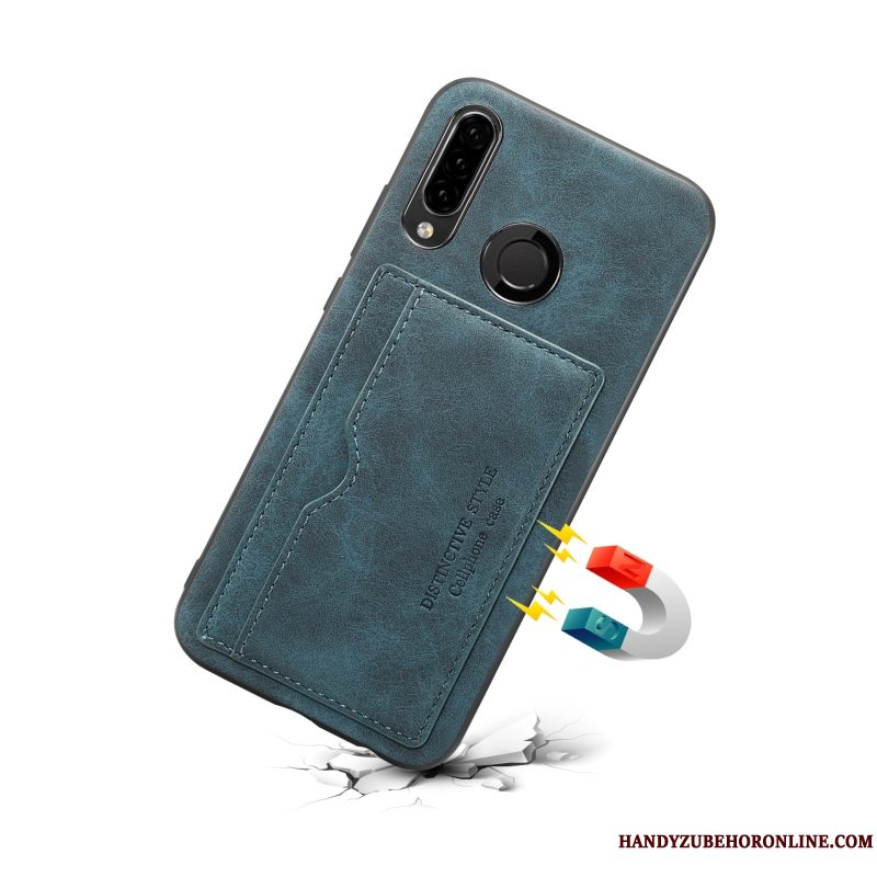 Etui Huawei P Smart+ 2019 Beskyttelse Rød Let Tynd, Cover Huawei P Smart+ 2019 Blød Anti-fald Telefon