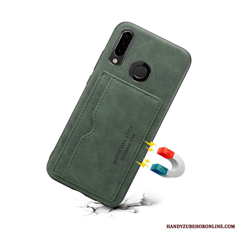 Etui Huawei P Smart+ 2019 Beskyttelse Rød Let Tynd, Cover Huawei P Smart+ 2019 Blød Anti-fald Telefon