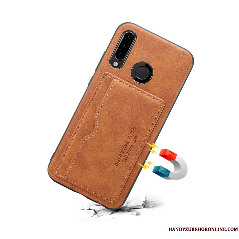 Etui Huawei P Smart+ 2019 Beskyttelse Rød Let Tynd, Cover Huawei P Smart+ 2019 Blød Anti-fald Telefon